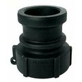 Green Leaf Glp050a 1/2 in.Fptxmale Adapter Series A Blk Polypropylene 272190505